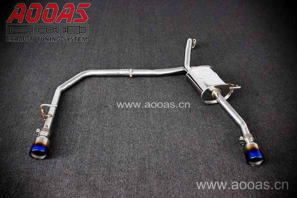 Toyota Corolla tail section bilateral single out Pic